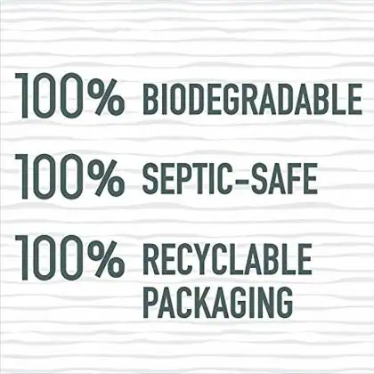 The Honest Home Company 2 Ply Toilet Paper Tissue Roll (4 Rolls , 1200