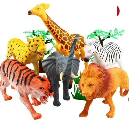Funny Teddy Educational Learning Game Wild Realistic Animal Toy Set With  Jungle Wallpaper (3 Y And Up) (Pack Of 20) - JioMart