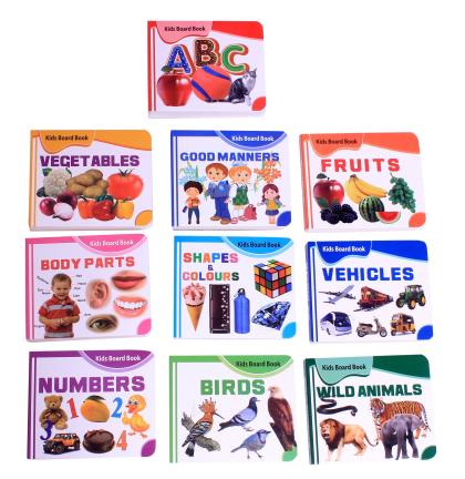 Early Learning Educational Pocket Books Set Of 10 - Alphabets, Fruits,  Vegetables, Wild Animal, Vehicle, Good Manners, Body Parts, Shapes & Colours,  Numbers, Birds . - JioMart