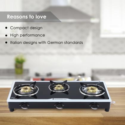 wonderchef gas stove 3 burner