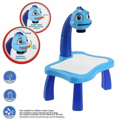 Smartcraft Theme 3 in 1 Kids Painting Drawing Activity kit Table (Blue)  Projector Table - JioMart