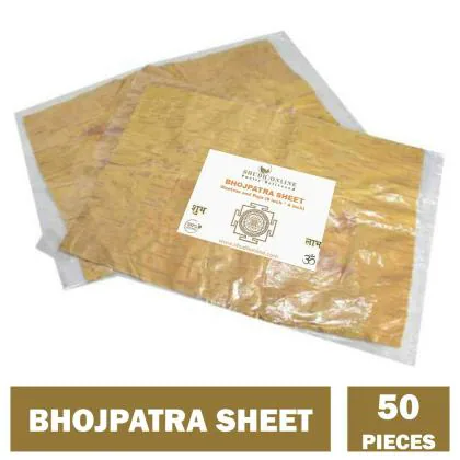 Original Bhojpatra Blätter Set - 5 Blätter Für Ayurveda & Kunst