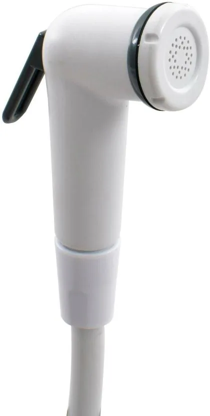 BathonixCossimo White Brass Indian Shower Toilet Jet Spray With ...