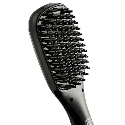 Rozia HR767 Black Hair Straightener Brush - JioMart