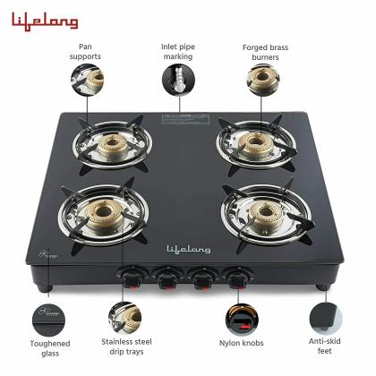 lifelong gas stove 4 burner price