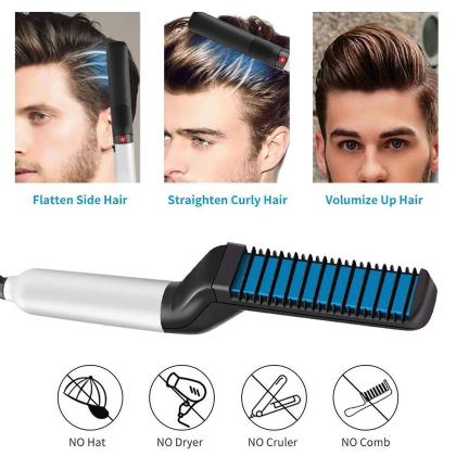 ZURU BUNCH Quick Hair Styler for Men Electric Beard Straightener Massage Hair  Comb, Multifunctional Beard Straightener - JioMart