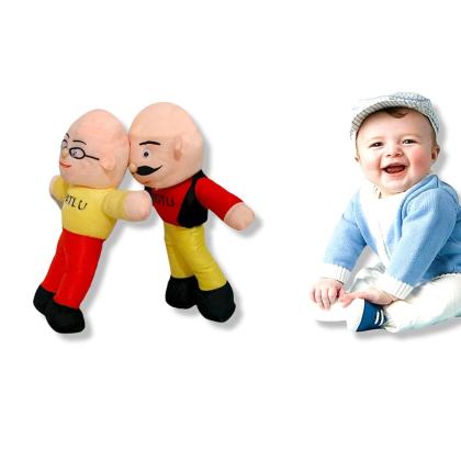 BCMP Cartoon Motu and Patlu Plush Stuffed Cute Toys for Kids Combo Pack of  2 - JioMart