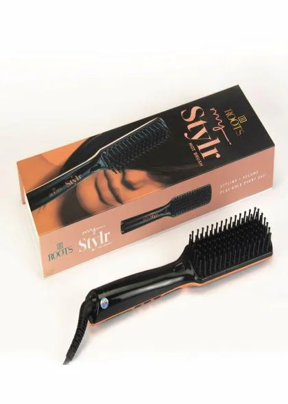Roots - My Stylr Hot Brush - Straightening - Curling (Pack of 1) - JioMart