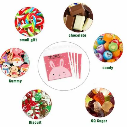 PINDIA 100Pcs Mini Cute Cartoon Animal Pattern Biscuits Cookies Packaging  Bags (JIO-DC1704432) - JioMart