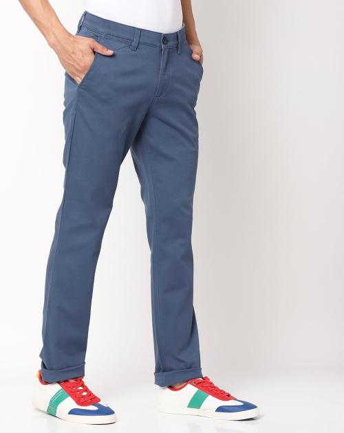Slim Fit Chinos with Insert Pockets