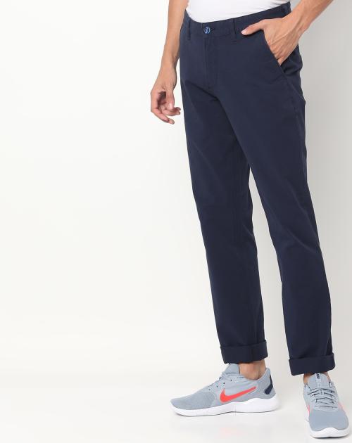 EzeeMove Slim Fit Casual Trousers with Insert Pockets