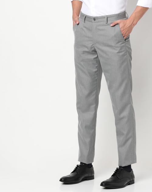Slim Fit Flat-Front Chinos