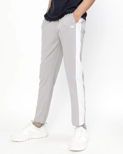 CB Slim Fit Track Pants with Contrast Panels