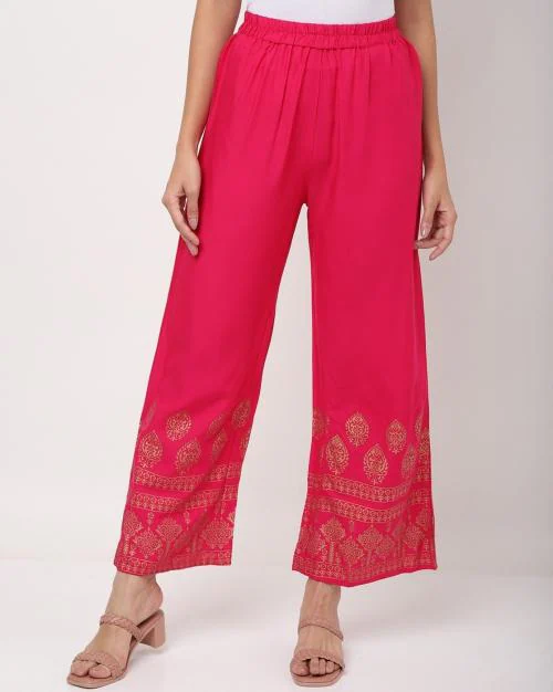 Churidar Pants with Elasticated Waistband