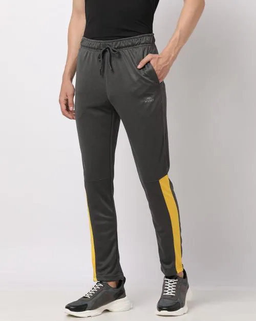 Men Track Pants with Drawstring Closure