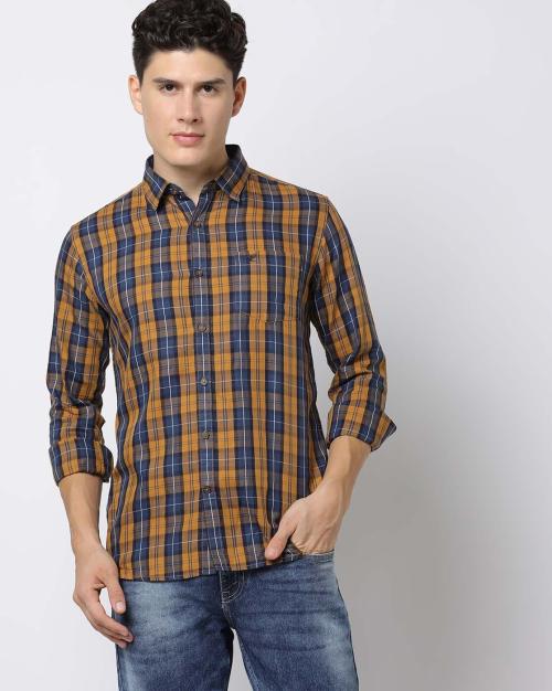 Buy Men Checked Slim Fit Shirt Online at Best Prices in India JioMart.
