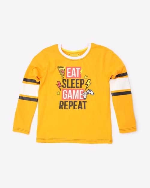 Printed Crew-Neck T-Shirt