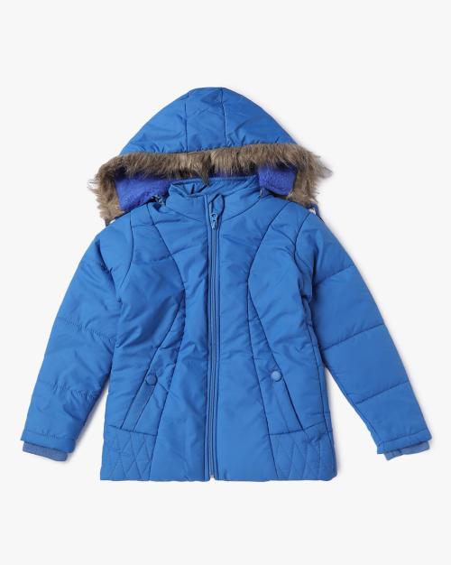 Buy Quilted ZipFront Regular Fit Parka Jacket Online at Best Prices in