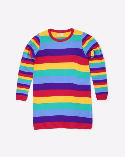 Striped Sweater Dress