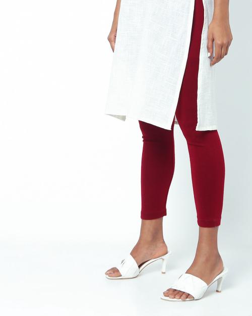 Acrylic Ankle-Length Winter Leggings
