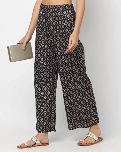 Indian Print Palazzo Pants