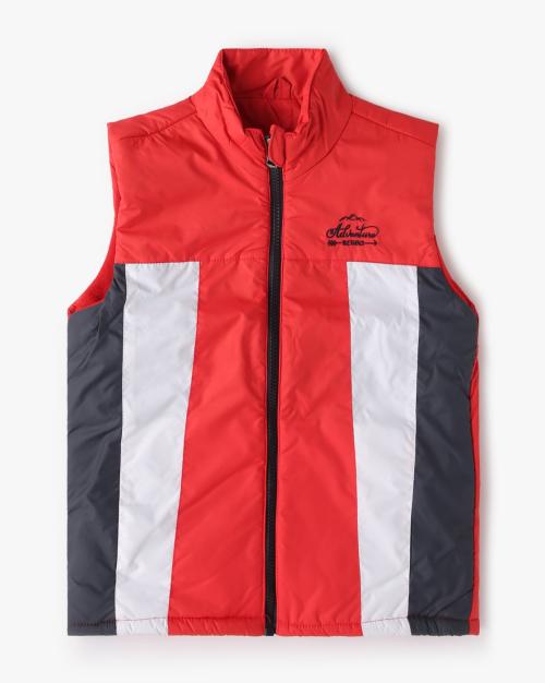 Striped Bomber Jacket