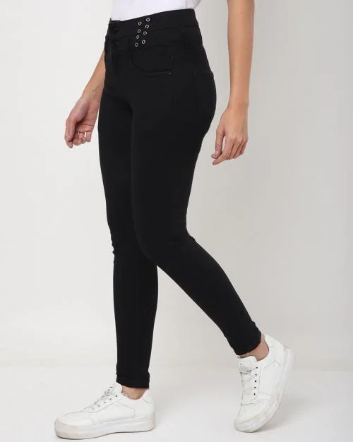 High-Rise Skinny Fit Jeans
