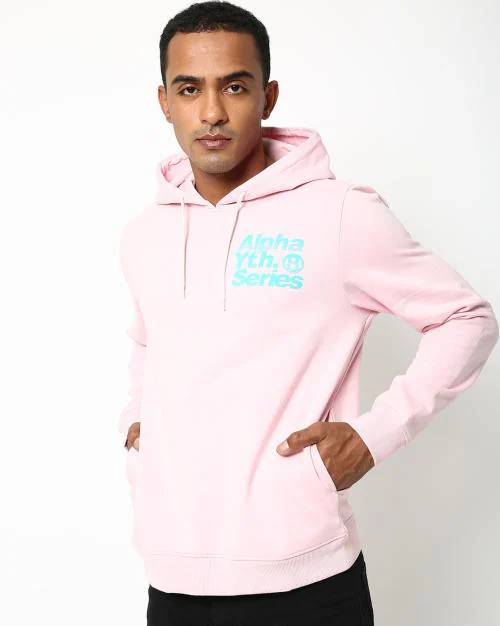 Hoodie with Typography