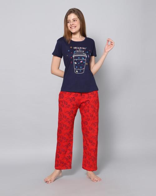 Printed T-Shirt & Pyjama Set