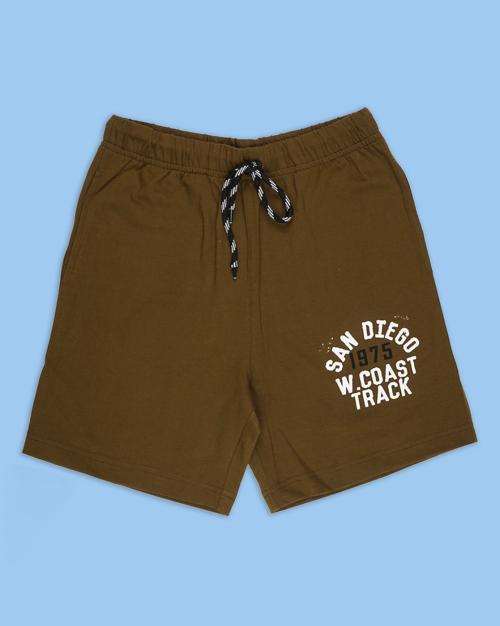 Typographic Print Shorts