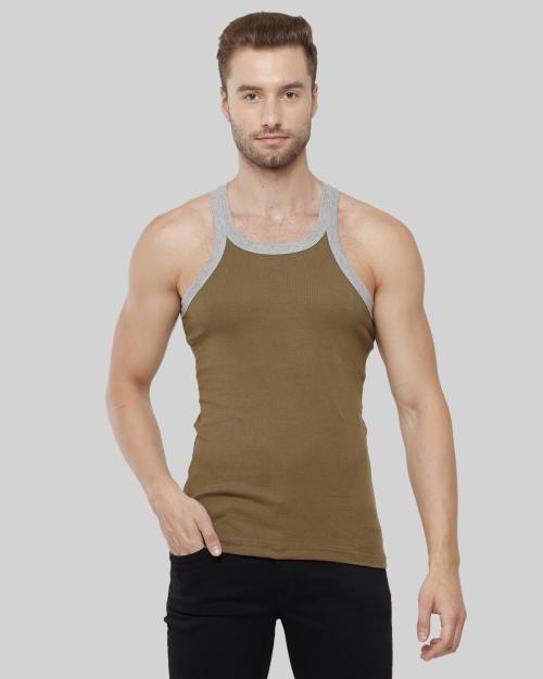 Racerback Vest with Contrast Straps