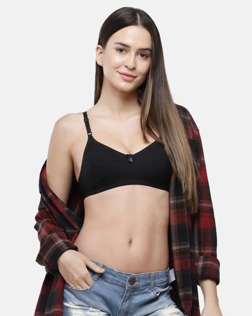 Non-Padded Half-Coverage Bra