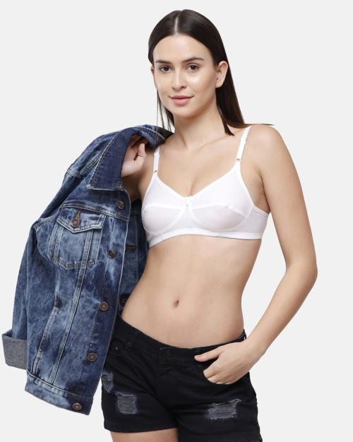 Non-Padded Half-Coverage Bra