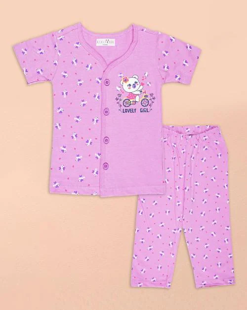 Printed Shirt & Pants Set