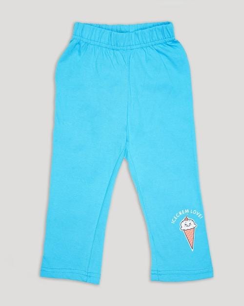 Pajama Pants with Placement Print