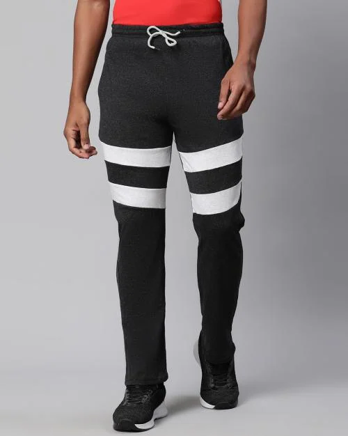 Men Cut & Sew Slim Fit Joggers