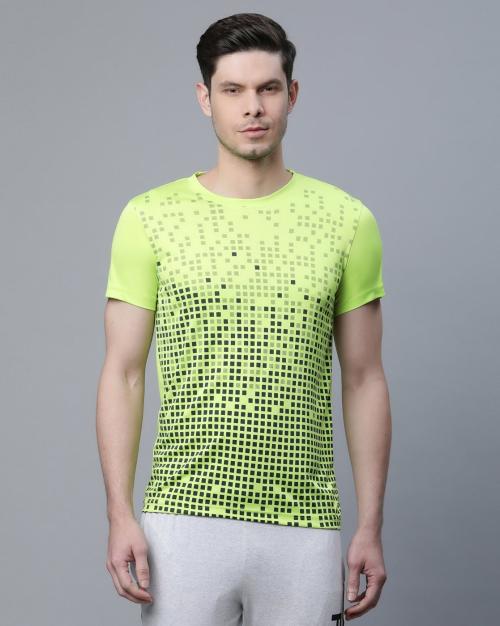 Slim Fit Graphic Print Crew-Neck T-Shirt