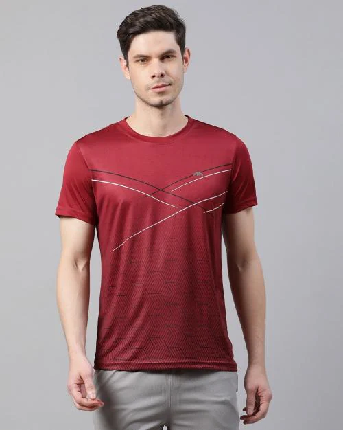 Striped Slim Fit Crew-Neck T-Shirt
