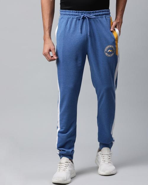 Heathered Slim Fit Joggers with Insert Pockets