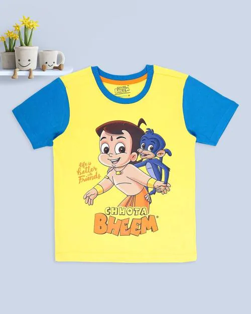 Chota Bheem Graphic Print T-Shirt