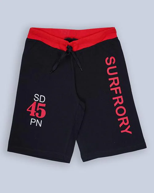 Typographic Print Shorts