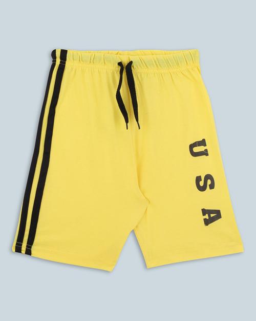 Typographic Print Shorts