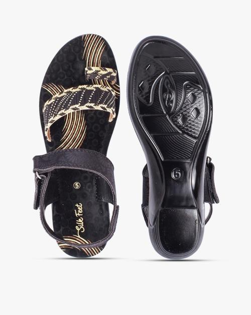 Women Embellished Toe-Ring Sandals