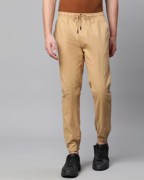 Joggers with Elasticated Drawstring Waist