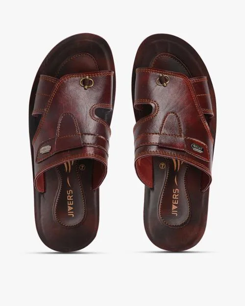 Open-Toe Slip-On Sandals