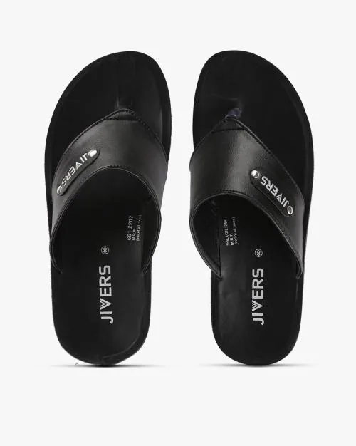mens black slip on sandals