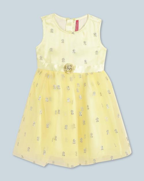 Embellished Fit & Flare Frock