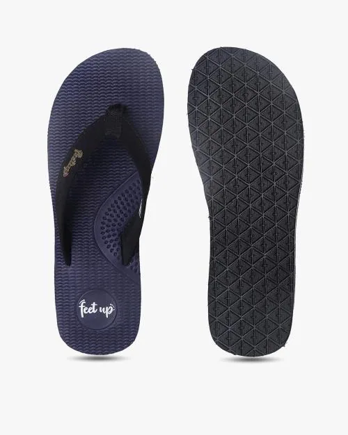 Printed Thong-Strap Flip-Flops