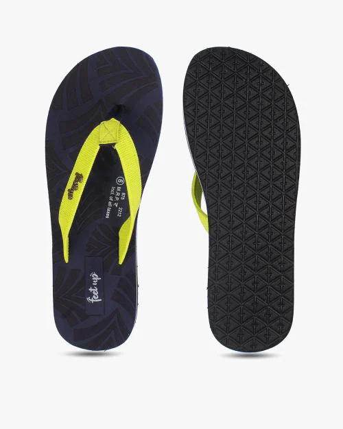 Brand Logo Thong-Strap Flip-Flops