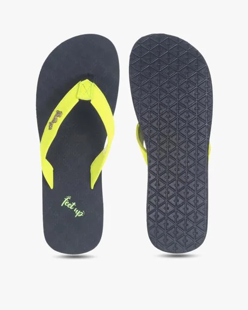 Logo Print Thong-Strap Flip-Flops
